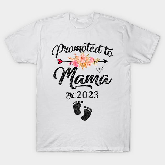 promoted to mama est 2023 T-Shirt by Leosit